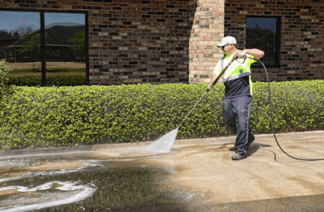 commercial concrete cleaning in fullerton